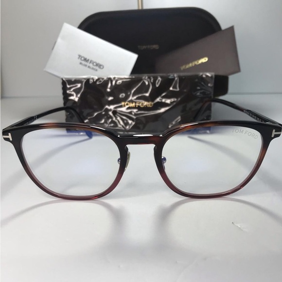 New Authentic TOM FORD TF5700-B 052 BLUE CONTROL Eyeglasses - Picture 3 of 16
